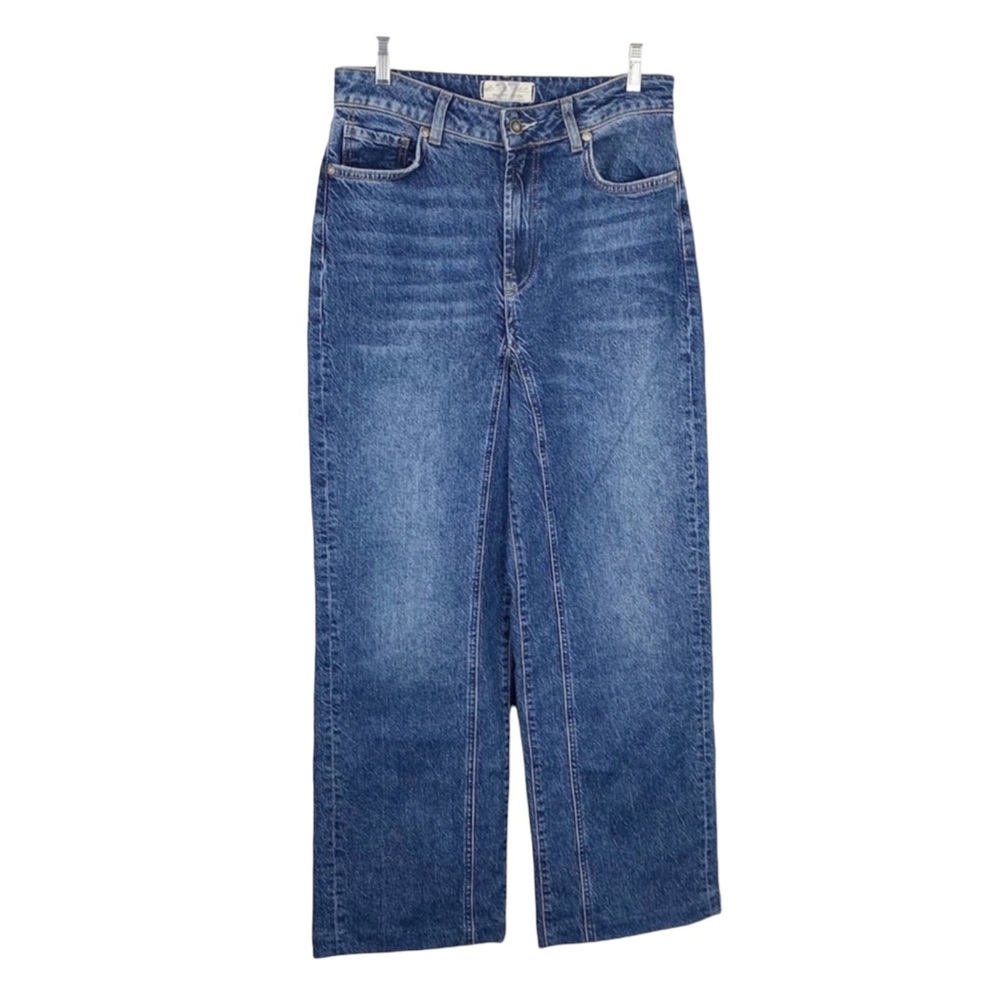 Free People | We The Free High-Rise Wide Leg Boho Jeans Size 27